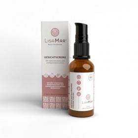 LisaMar® Crème visage - Anti-âge à lacide hyaluronique et à laloe vera - Soin hydratant pour peaux sèches et sensibles - 50