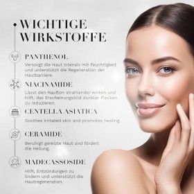 VANINI Crème Recovery Edel Glow – Soin anti-âge & éclaircissant à la Centella, K-Beauty, effet Glass Skin Dermatest TRÈS BIE