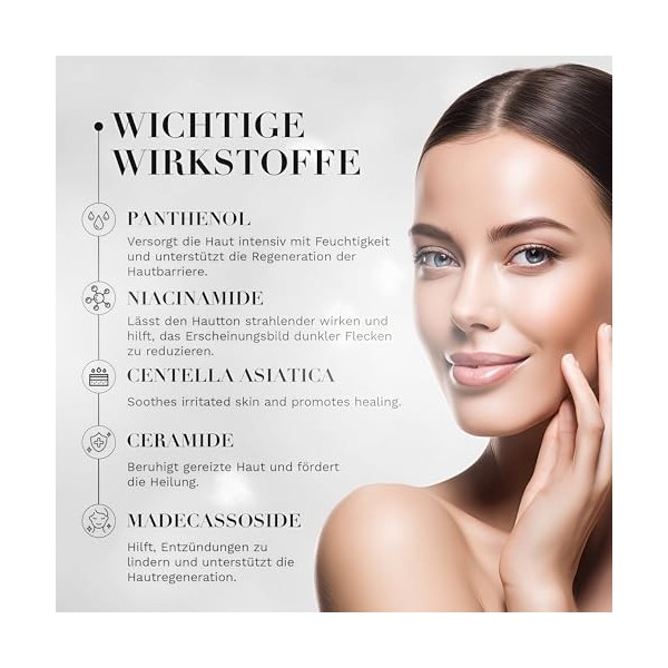 VANINI Crème Recovery Edel Glow – Soin anti-âge & éclaircissant à la Centella, K-Beauty, effet Glass Skin Dermatest TRÈS BIE