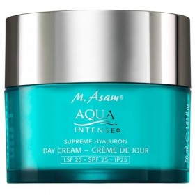 M. Asam AQUA INTENSE Crème de jour acide hyaluronique SPF 25 50ml - Crème pour le visage sans parfum pour une hydratation i