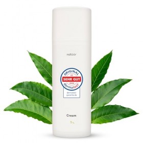 Crème naturelle à lextrait de neem 150 ml - Crème hydratante pour peaux sensibles et sèches - Pénètre rapidement, non gras