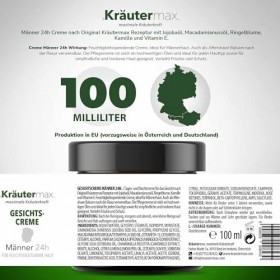 Crème hydratante pour le visage pour homme - 100 ml