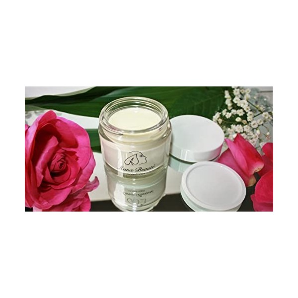 ANNA BEAUTÉ® Crème Anti-Âge BIO – Soin pour Corps & Visage Hydratant à base d’extrait d’Aloe Vera et d’Huile de Jojoba – Pour