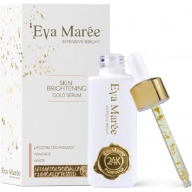 Eva Marée Sérum Intensive Bright Teint Éclatant | Infusé d’Or 24 Carats | Acide Hyaluronique, Algues Bleu-Vert & Antioxydants