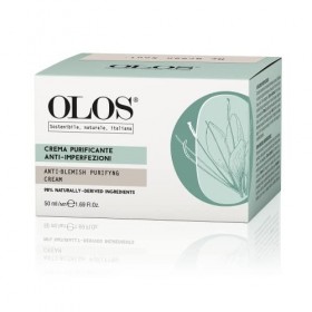 Olos Mattifying Rebalancing Cream, 1.7 oz - Face Cream for Oily Skin - Controls Sebum Production, Improves Skin Texture - Non