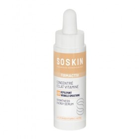 Soskin - Sérum Éclat Vitaminé - Anti-Rides - Lisse Rides et Ridules, Repulpe, Illumine - Vitamine C Stabilisée, Peptide & Gly