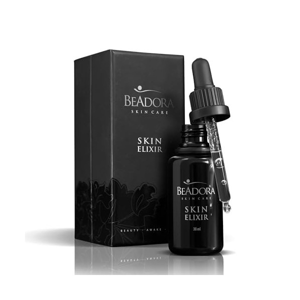 BeAdora Élixir - primer lissant visage 30 ml – base lissante effet blur | Lakesis + bisabolol + vitamines A & E | pores flout