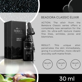 BeAdora Élixir - primer lissant visage 30 ml – base lissante effet blur | Lakesis + bisabolol + vitamines A & E | pores flout