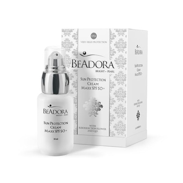 BeAdora – Sérum visage anti-taches hyperpigmentation 30 ml MAXX SPF50 – Alpha Arbutin + Niacinamide + Chromabright, vitamine 