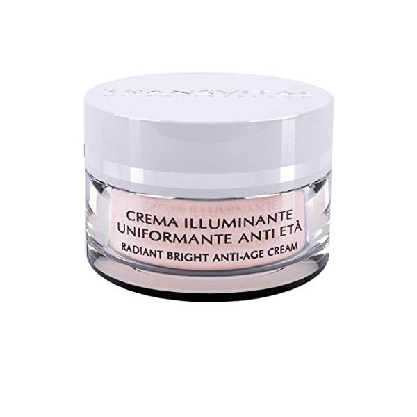 Transvital Essentials, Crème illuminante Uniformante Anti-Été, à base dextrait de la fleur dorchidée, Gingembre, fleurs de 
