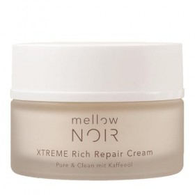 mellow NOIR XTREME Rich Repair Cream 50 ml – Crème hydratante riche pour peaux matures, sèches et sensibles – Régénère la bar