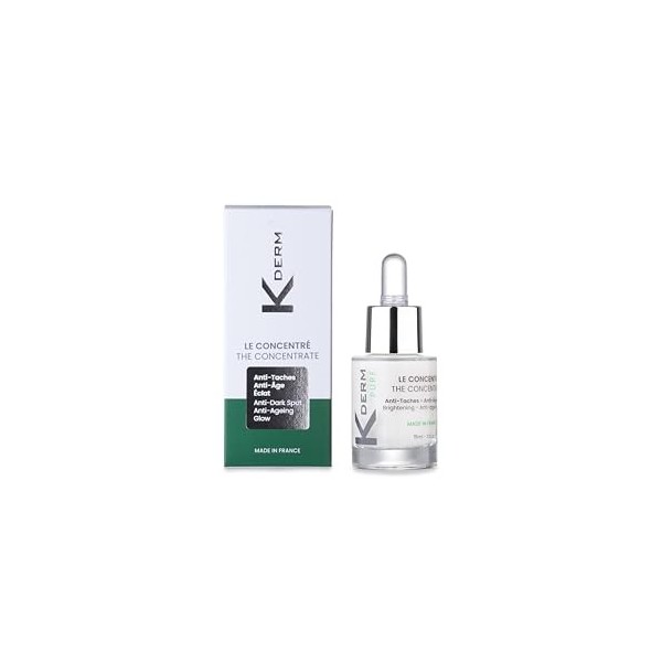 KDerm Pure - Le Concentré Anti-Taches et Anti-Âge à la Kappa-Elastine - Flacon-Pipette - Made in France - 15 ml
