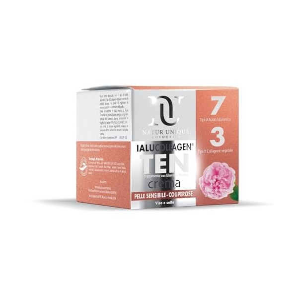 Natur Unique - Crème peau sensible et coupante Ialucollagen TEN
