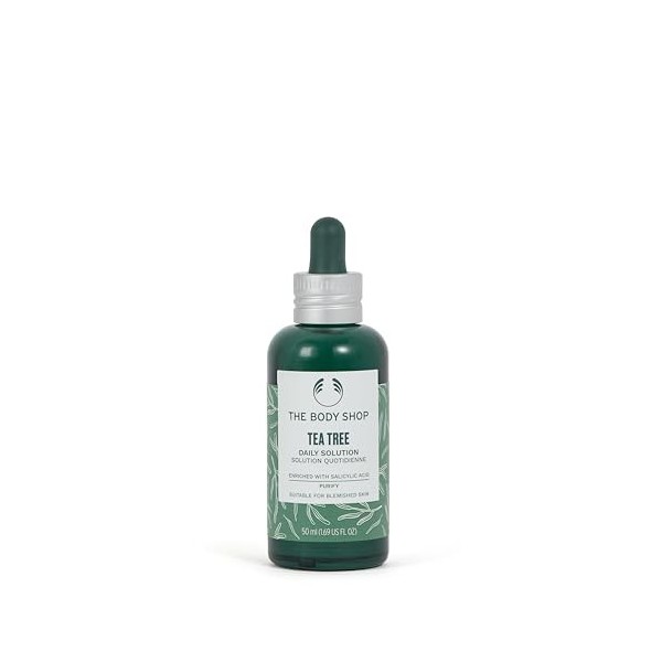 The Body Shop Tea Tree Sérum Solution quotidienne purifiant pour peaux grasses et tachées 50 ml