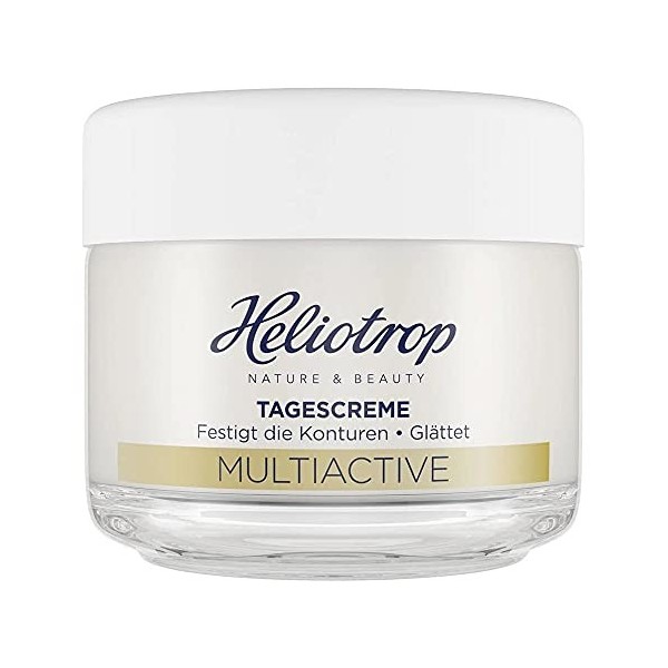 Heliotrop Crème de jour anti-âge pour peaux matures exigeantes - Soin du visage à lextrait de ginkgo et à lhuile de noix de