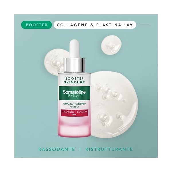 Skincure Booster Redensifying Collagène + Élastine 10% 30 ml de sérum Crème Jour et Nuit