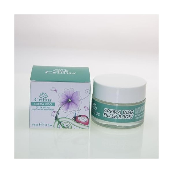 Crilius Crème visage FILLER BOOST aux 5 acides hyaluroniques