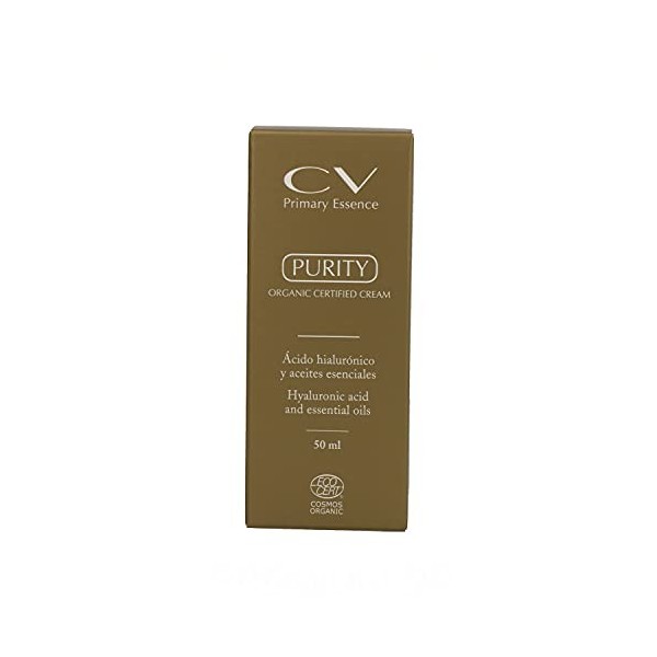 CV Primary Essence Crème Purity avec acide hyaluronique et huiles essentielles 50 ml Crème Jour et Nuit
