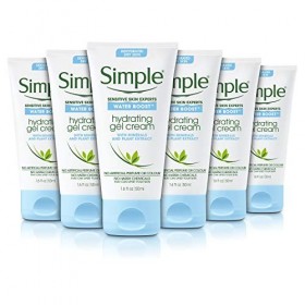 Simple Lot de 6 crèmes hydratantes pour le visage 50 ml