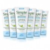 Simple Lot de 6 crèmes hydratantes pour le visage 50 ml