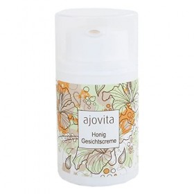 ajovita Miel Crème pour le visage 100 % naturelle et biologique, nourrissante et régulatrice dhumidité, 50 ml