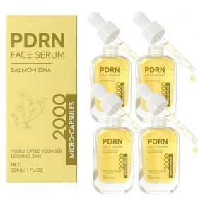 Sérum visage à l’ADN de saumon PDRN, sérum réparateur à micro-capsules pour femmes, essence faciale hydratante et raffermissa...