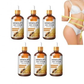 Huile raffermissante au venin d’abeille, crème réparatrice pour la peau, hydratant anti-rides naturel, sérum éclat raffermiss...