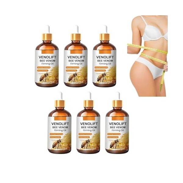 Huile raffermissante au venin d’abeille, crème réparatrice pour la peau, hydratant anti-rides naturel, sérum éclat raffermiss...