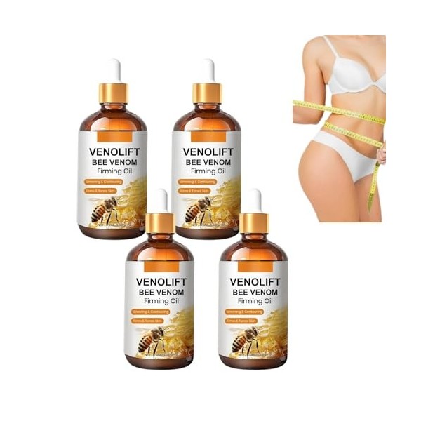 Huile raffermissante au venin d’abeille, crème réparatrice pour la peau, hydratant anti-rides naturel, sérum éclat raffermiss...