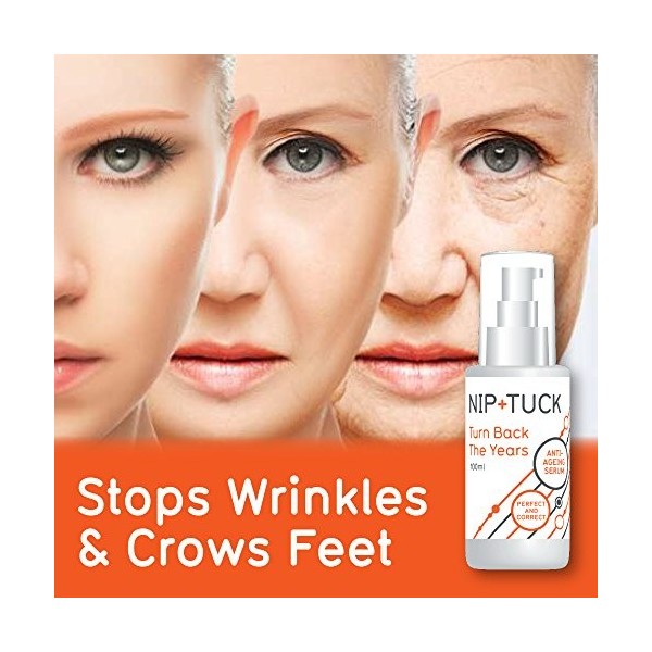 NIP TUCK & RETOUR LE SERUM TURN ANS ANTI AGE - JEUNE REGARD plus de rides jeune