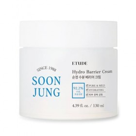 Etude House Soonjung Hydro Barrier Crème hydratante et adoucissante pour la peau coréenne Grande taille 130 ml