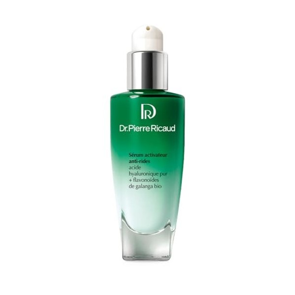 Dr Pierre Ricaud Sérum Activateur Anti-Rides - Serum pour le Visage à lAcide Hyaluronique & Galanga Bio - Soin Anti Âge & An