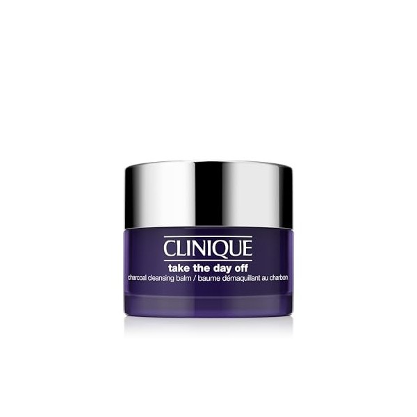 Clinique Take The Day Off Baume Démaquillant au Charbon | Élimine Maquillage et Écran Solaire, 125 ml Crème Jour et Nuit
