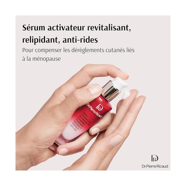 Dr Pierre Ricaud Sérum Activateur Revitalisant, Anti-Rides - Sérum pour le Visage à la Provitamine B5 et aux Peptides dArtic