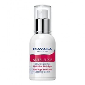 Mavala - Sérum Essentiel Nutrition Anti-Age Nutri-Élixir - Soin Revitalisant Visage et Yeux - Relipide, Revitalise la Peau - 