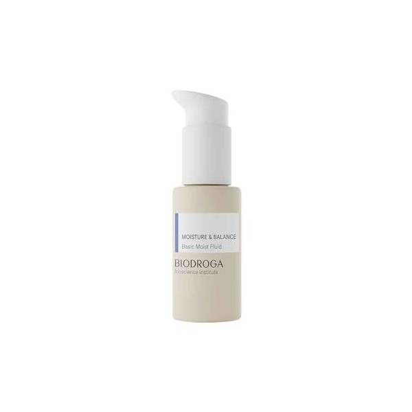 Biodroga Fluide hydratant pour le visage 30 ml - Soin de la peau hydratant pour peaux sensibles stressées