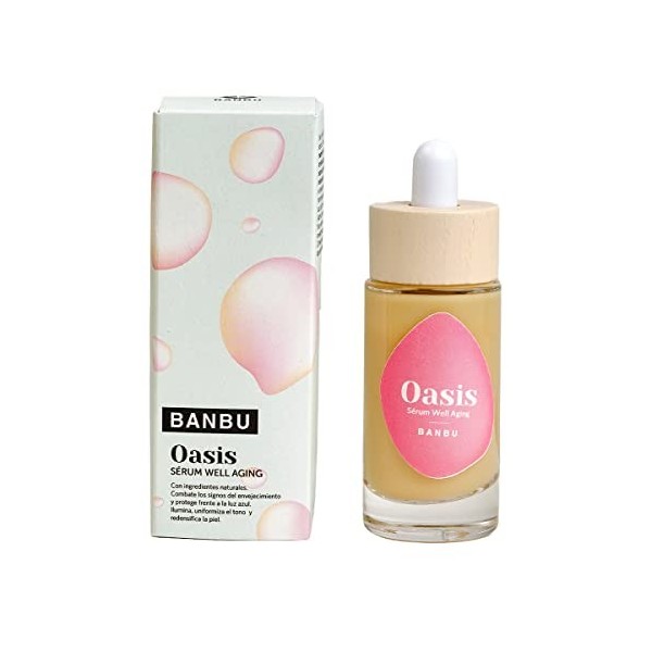 Sérum visage anti-âge OASIS 30ml. ÉCO VÉGÉTALIEN