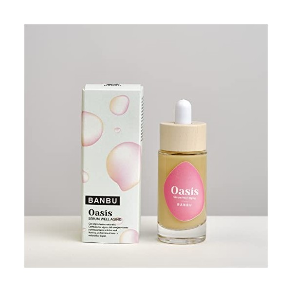 Sérum visage anti-âge OASIS 30ml. ÉCO VÉGÉTALIEN