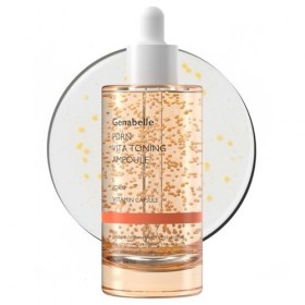 Genabelle Ampoule tonique Pdrn Vita Taille Jumbo - Ampoule légère pour une peau de porcelaine avec vitamines B, C, E et Pdrn.