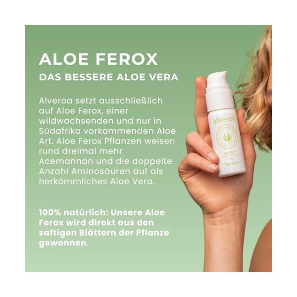 Alveroa Day Cream | Le vainqueur du comparateur | Crème naturelle à laloe vera | Anti-âge | Cosmétique naturel | Crème pour 