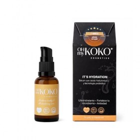 OhMyKoko | Sérum Visage pour Peaux Sèches et Déshydratées 30 ml | Acide Hyaluronique, Probiotiques et Squalane Végétal | Hydr