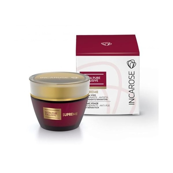 Incarose Extra Pure Exclusive Supreme Crème Visage Anti-Âge Régénérante 50 ml