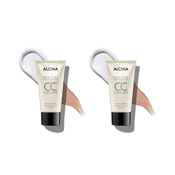 Alcina CC Lot de 2 crèmes magiques Transformation 50 ml