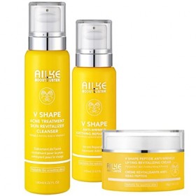 Peptide Anti Wrinkle Soothing Revitalizing Set, Hydration Moisturizing, Anti-aging, Plump Face Serum, Skin Glowing, Suitable 