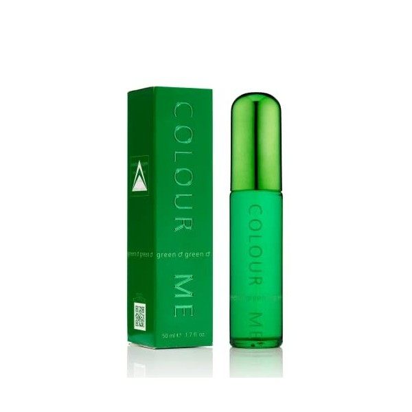 Couleur Me Vert Eau de Toilette en flacon Vaporisateur pour homme 50 ml