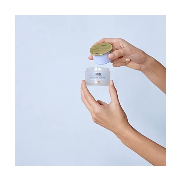 ISDIN Isdinceutics Hyaluronic Moisture Normal to Dry Skin Refill 50ml | Crème Visage Hydratante à lAcide Hyaluronique Pur Cr...