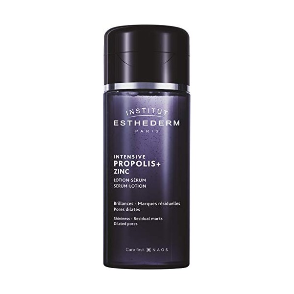 Institut Esthederm - Lotion-Sérum Intensive Propolis+ - Soin Visage - Peau Purifiée, Brillances et Marques Résiduelles Réduit