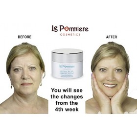 Le Pommiere - Crème Anti-Âge Nourrissante Hydratante 50 ml, anti-rides. Acide hyaluronique et collagène. Vitamines A, C, E, Q