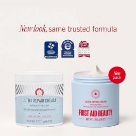 First Aid Beauty Ultra Repair Cream – Eczema Relief & Skin Barrier Repair Moisturizer with Colloidal Oatmeal & Ceramides, for