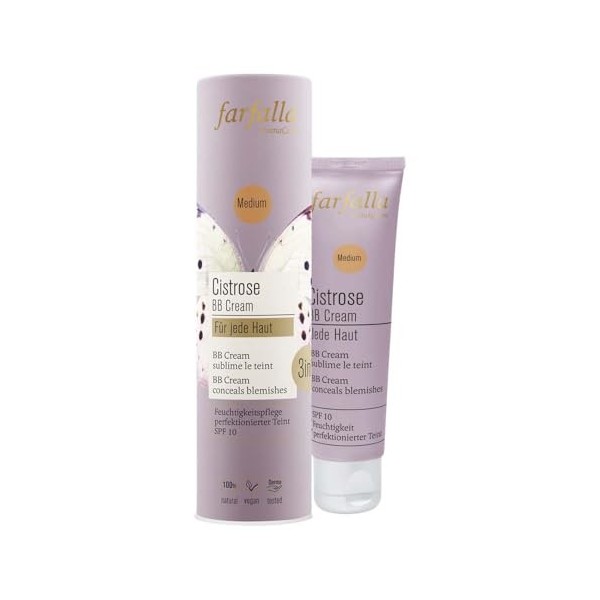 Farfalla Cistrose, BB Cream, medium, 30 ml Crème Jour et Nuit